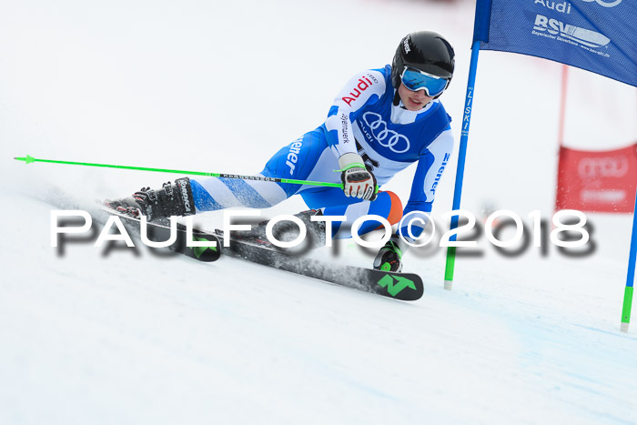 Bayerische Schülermeisterschaft Alpin Riesenslalom 27.01.2018