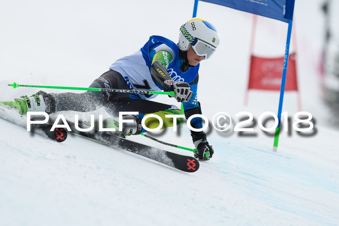 Bayerische Schülermeisterschaft Alpin Riesenslalom 27.01.2018