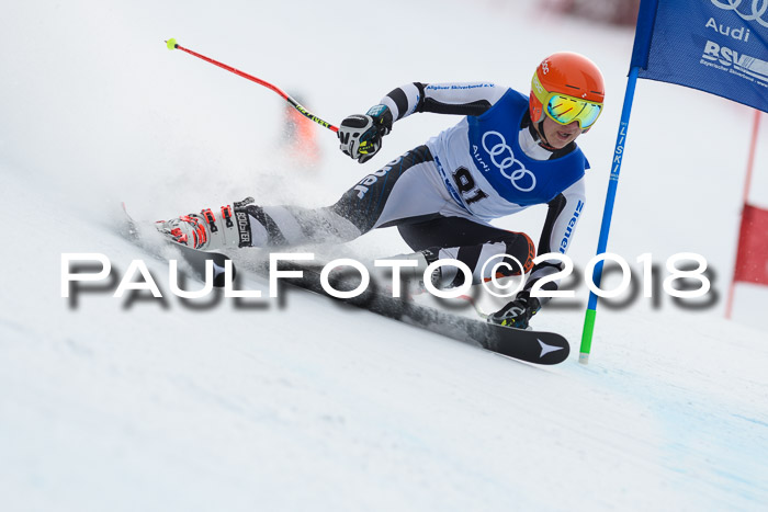 Bayerische Schülermeisterschaft Alpin Riesenslalom 27.01.2018