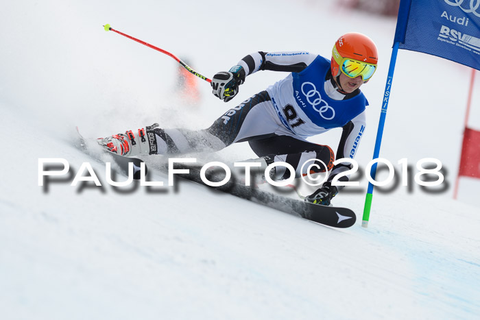 Bayerische Schülermeisterschaft Alpin Riesenslalom 27.01.2018