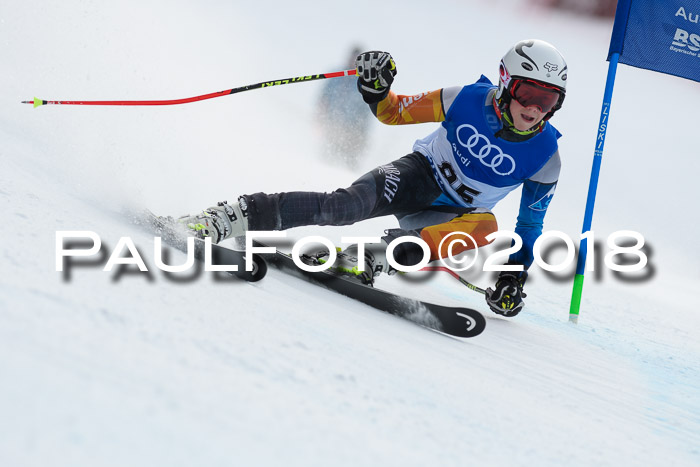 Bayerische Schülermeisterschaft Alpin Riesenslalom 27.01.2018