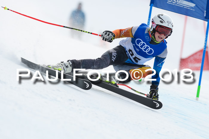 Bayerische Schülermeisterschaft Alpin Riesenslalom 27.01.2018