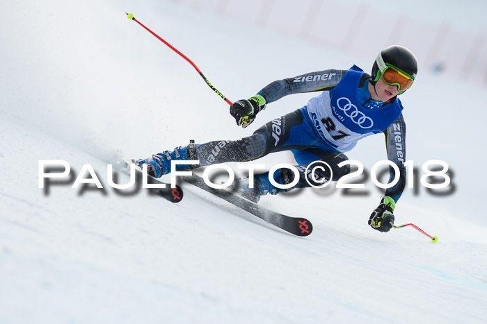 Bayerische Schülermeisterschaft Alpin Riesenslalom 27.01.2018