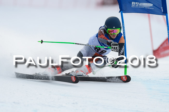 Bayerische Schülermeisterschaft Alpin Riesenslalom 27.01.2018