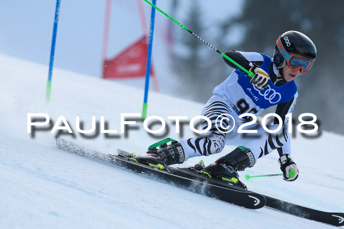 Bayerische Schülermeisterschaft Alpin Riesenslalom 27.01.2018
