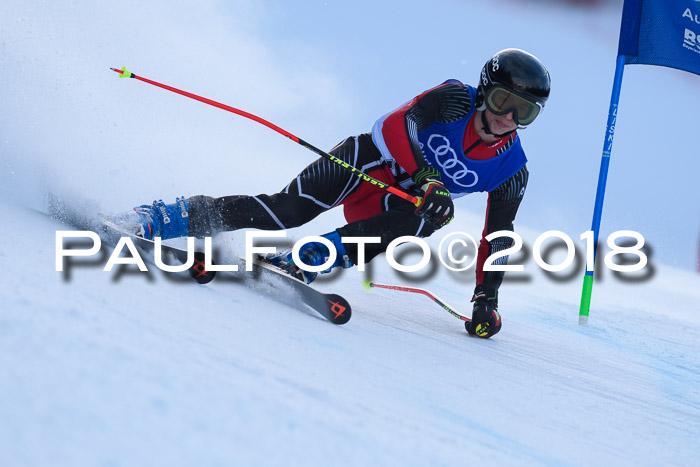 Bayerische Schülermeisterschaft Alpin Riesenslalom 27.01.2018