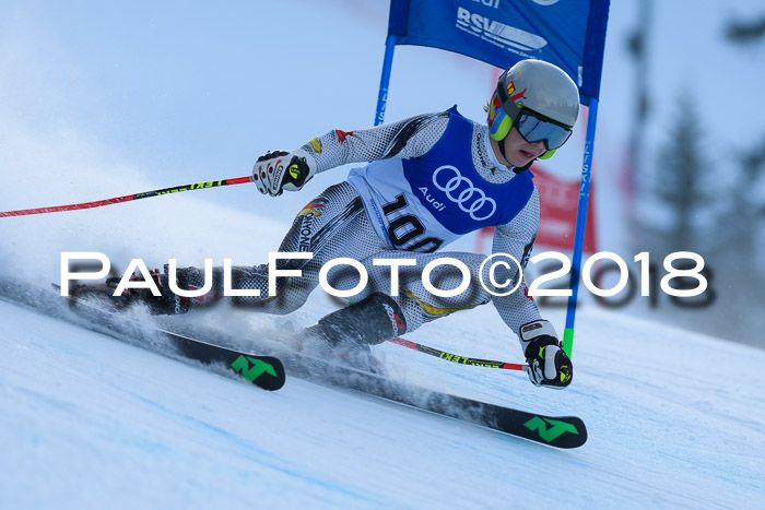 Bayerische Schülermeisterschaft Alpin Riesenslalom 27.01.2018