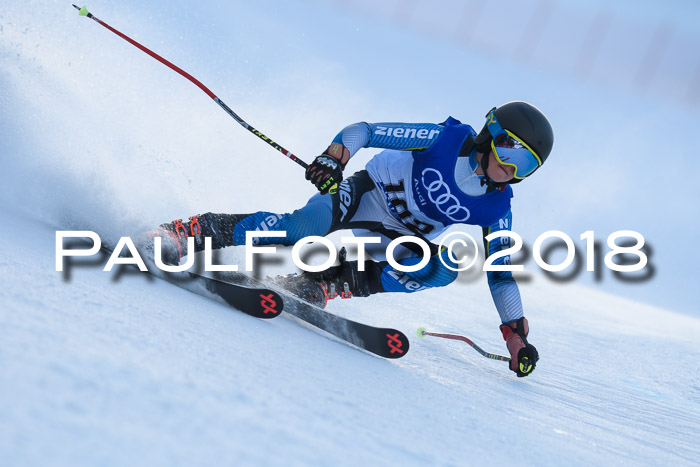 Bayerische Schülermeisterschaft Alpin Riesenslalom 27.01.2018