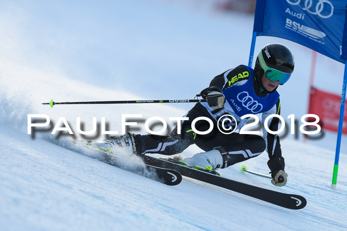 Bayerische Schülermeisterschaft Alpin Riesenslalom 27.01.2018