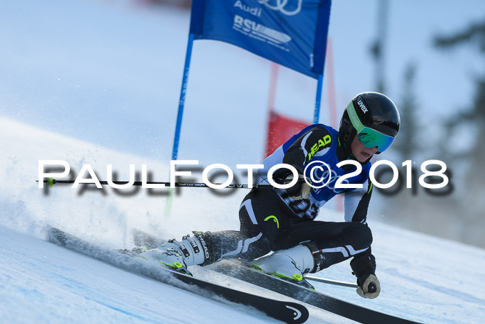 Bayerische Schülermeisterschaft Alpin Riesenslalom 27.01.2018