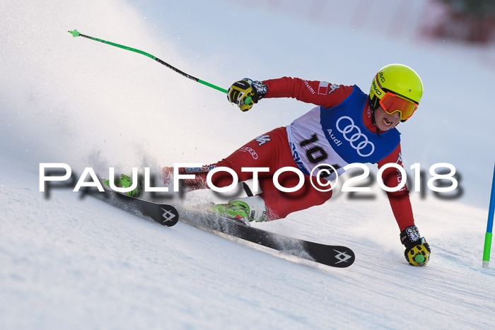 Bayerische Schülermeisterschaft Alpin Riesenslalom 27.01.2018
