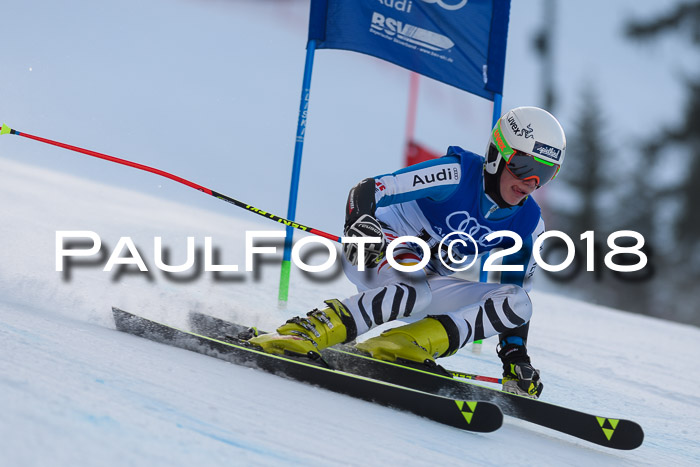 Bayerische Schülermeisterschaft Alpin Riesenslalom 27.01.2018