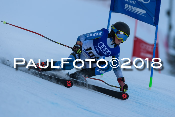 Bayerische Schülermeisterschaft Alpin Riesenslalom 27.01.2018