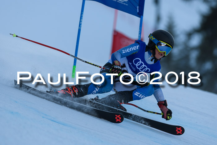 Bayerische Schülermeisterschaft Alpin Riesenslalom 27.01.2018