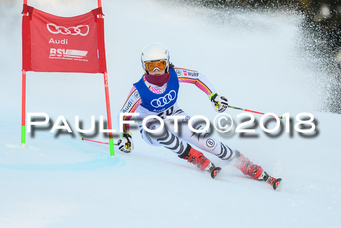 Bayerische Schülermeisterschaft Alpin Riesenslalom 27.01.2018