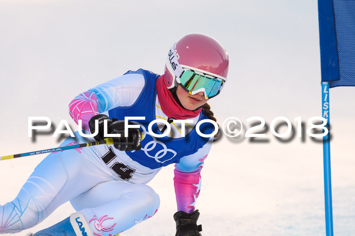 Bayerische Schülermeisterschaft Alpin Riesenslalom 27.01.2018