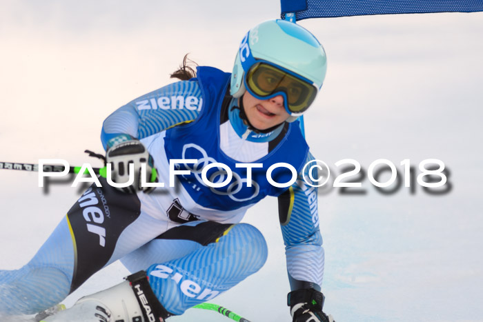 Bayerische Schülermeisterschaft Alpin Riesenslalom 27.01.2018