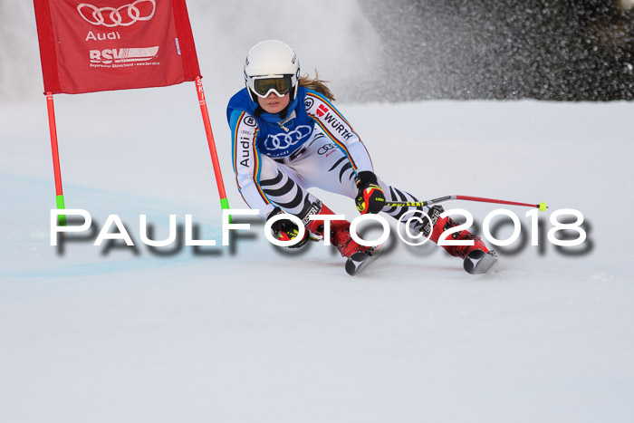 Bayerische Schülermeisterschaft Alpin Riesenslalom 27.01.2018