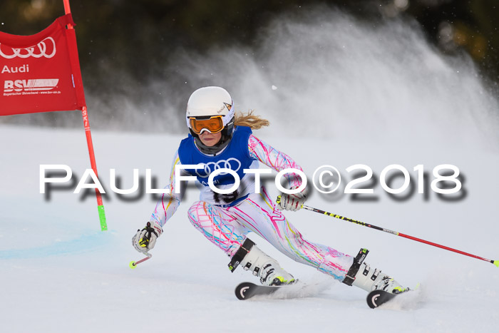 Bayerische Schülermeisterschaft Alpin Riesenslalom 27.01.2018