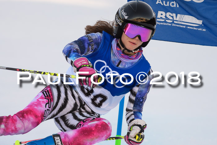 Bayerische Schülermeisterschaft Alpin Riesenslalom 27.01.2018