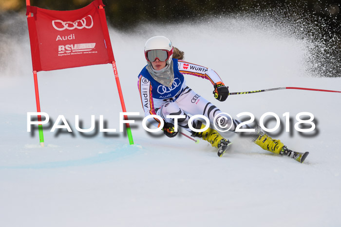 Bayerische Schülermeisterschaft Alpin Riesenslalom 27.01.2018