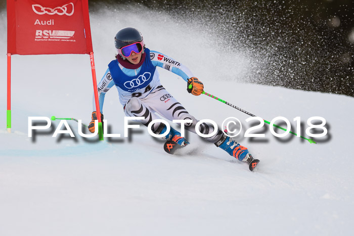 Bayerische Schülermeisterschaft Alpin Riesenslalom 27.01.2018