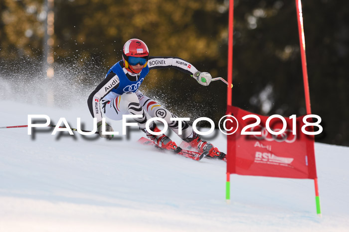 Bayerische Schülermeisterschaft Alpin Riesenslalom 27.01.2018