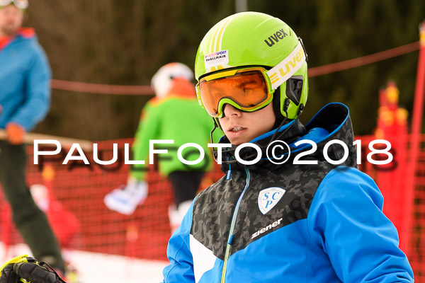 Bayerische Schülermeisterschaft Slalom 28.01.2018