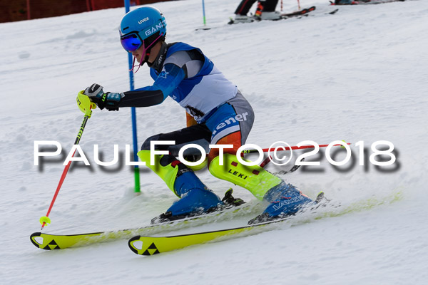 Bayerische Schülermeisterschaft Slalom 28.01.2018