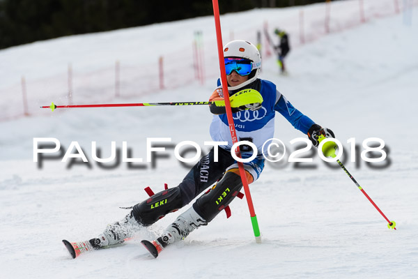 Bayerische Schülermeisterschaft Slalom 28.01.2018