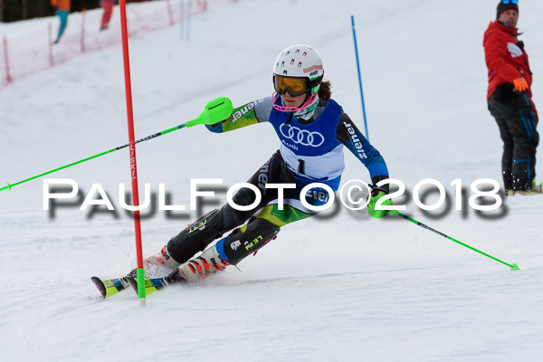 Bayerische Schülermeisterschaft Slalom 28.01.2018