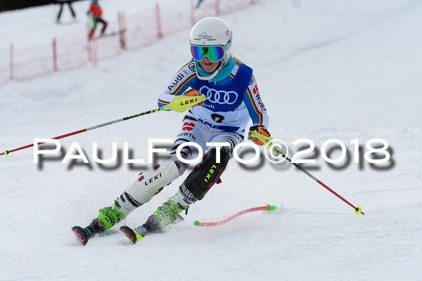 Bayerische Schülermeisterschaft Slalom 28.01.2018