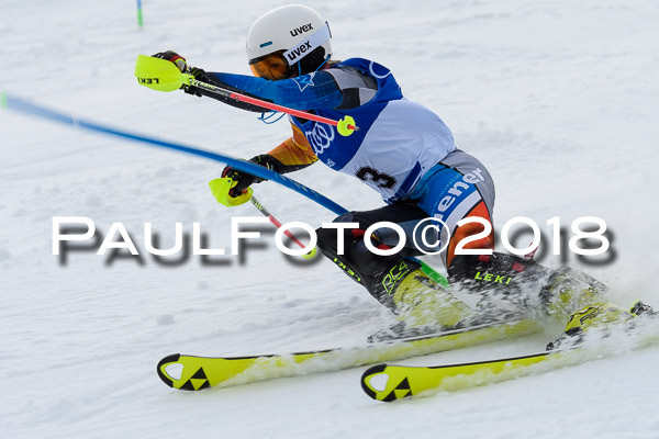 Bayerische Schülermeisterschaft Slalom 28.01.2018