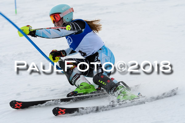 Bayerische Schülermeisterschaft Slalom 28.01.2018