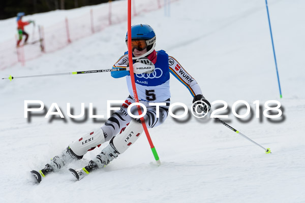 Bayerische Schülermeisterschaft Slalom 28.01.2018