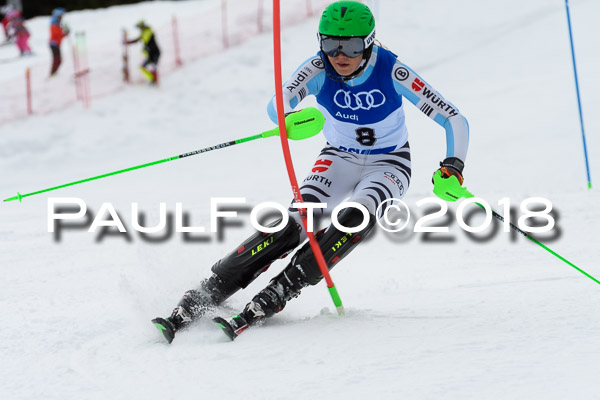 Bayerische Schülermeisterschaft Slalom 28.01.2018