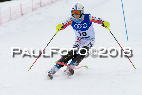 Bayerische Schülermeisterschaft Slalom 28.01.2018