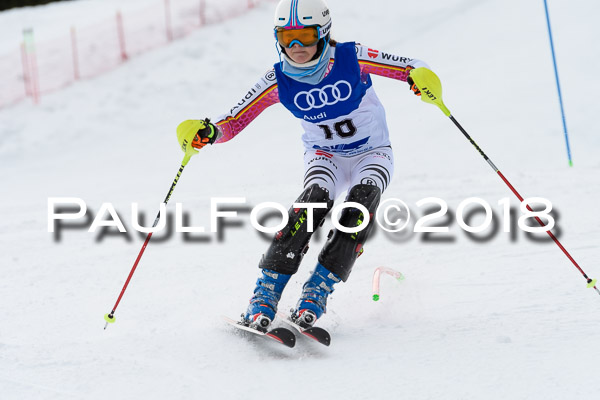 Bayerische Schülermeisterschaft Slalom 28.01.2018