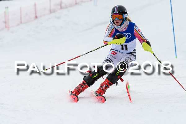Bayerische Schülermeisterschaft Slalom 28.01.2018