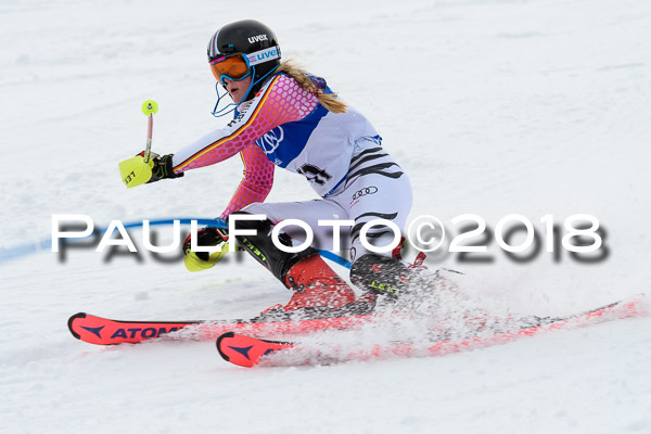 Bayerische Schülermeisterschaft Slalom 28.01.2018