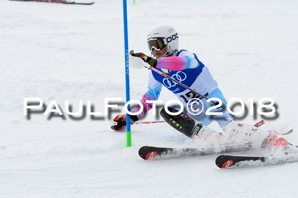 Bayerische Schülermeisterschaft Slalom 28.01.2018