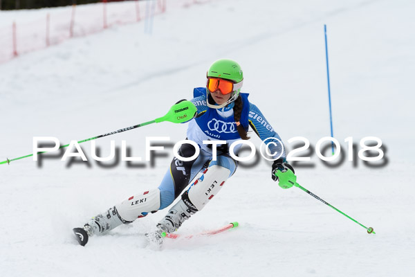 Bayerische Schülermeisterschaft Slalom 28.01.2018