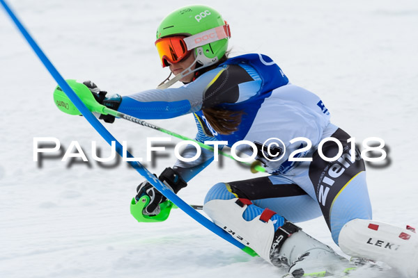 Bayerische Schülermeisterschaft Slalom 28.01.2018