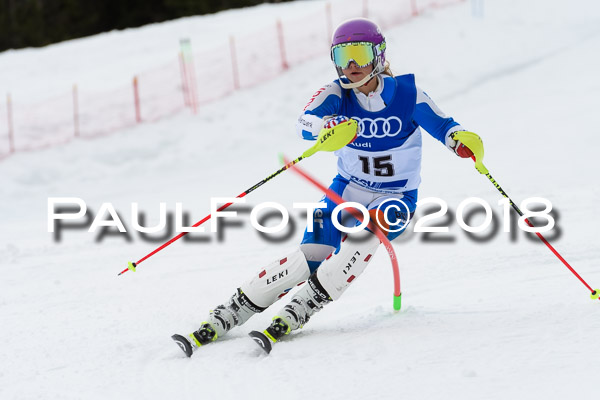 Bayerische Schülermeisterschaft Slalom 28.01.2018