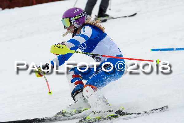 Bayerische Schülermeisterschaft Slalom 28.01.2018
