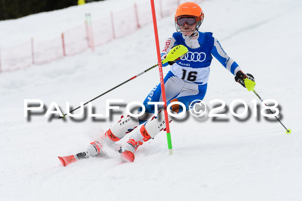 Bayerische Schülermeisterschaft Slalom 28.01.2018