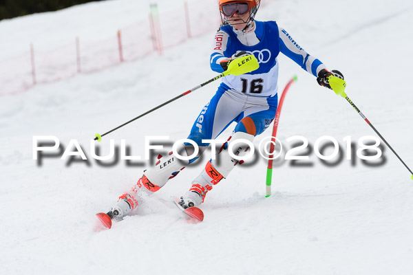 Bayerische Schülermeisterschaft Slalom 28.01.2018