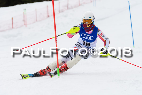 Bayerische Schülermeisterschaft Slalom 28.01.2018