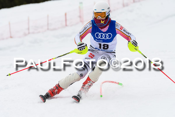 Bayerische Schülermeisterschaft Slalom 28.01.2018