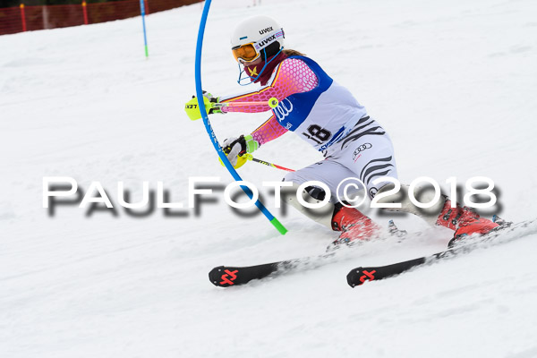 Bayerische Schülermeisterschaft Slalom 28.01.2018